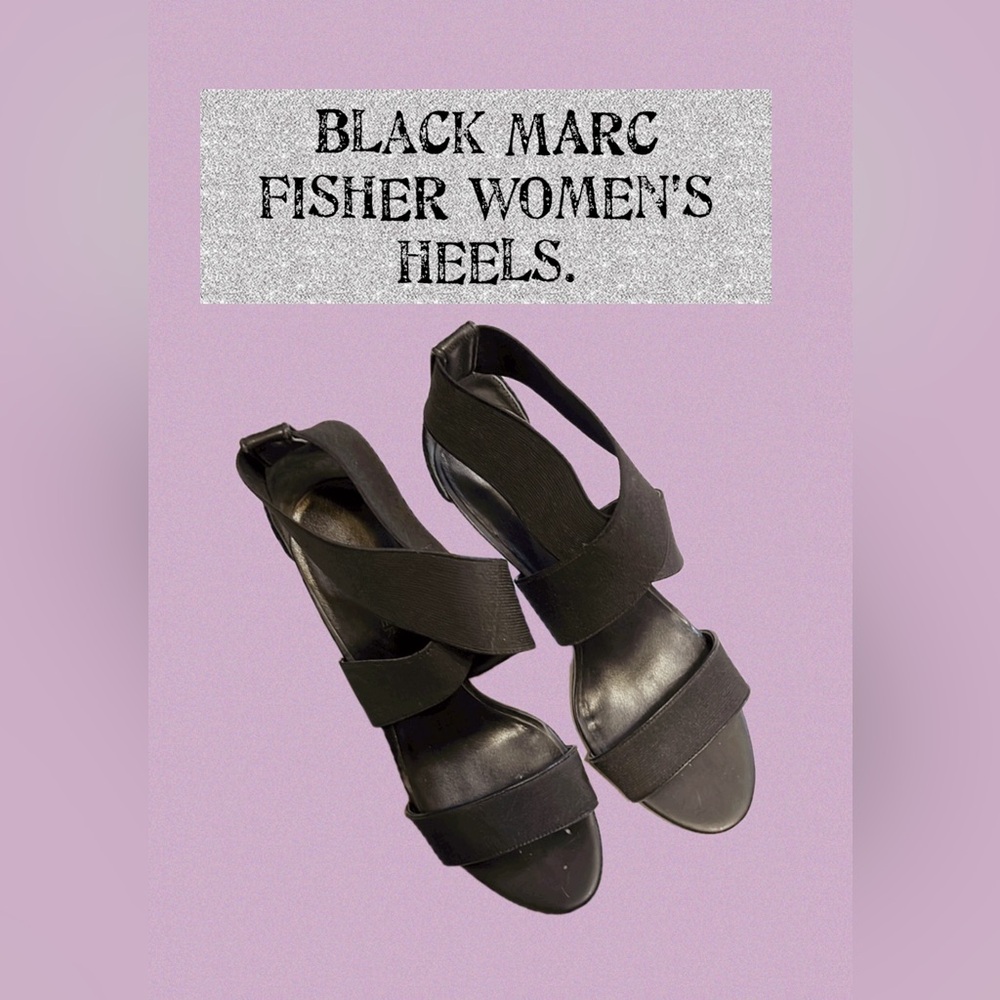 Black MARC FISHER women’s heels.